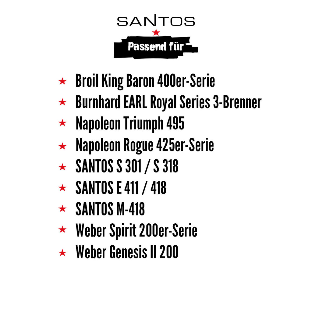 Grilltrekk med PU-belegg 140 x 65 x 128 cm - SANTOS bakside
