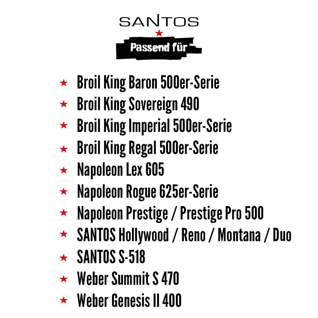 Grilltrekk med PU-belegg 171 x 66 x 127 cm - SANTOS bakside