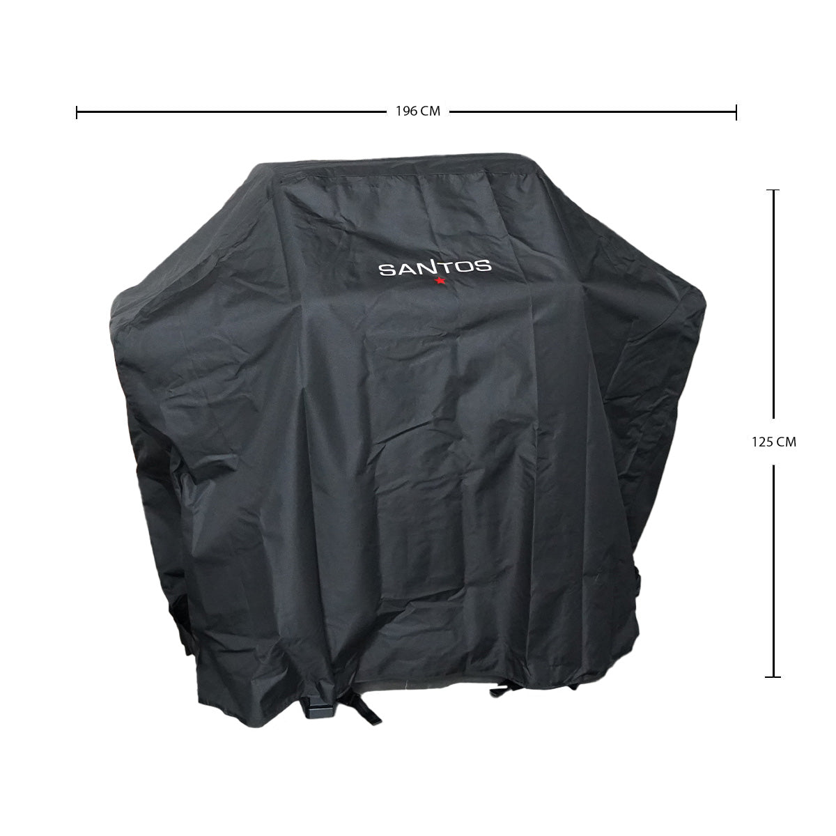 Oppbevaringstaske til Grilltrekk med PU-belegg 196 x 64 x 125 cm - SANTOS