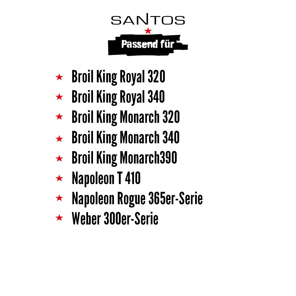 Grilltrekk PVC/polyester 137 x 52 x 120 cm - SANTOS bakside
