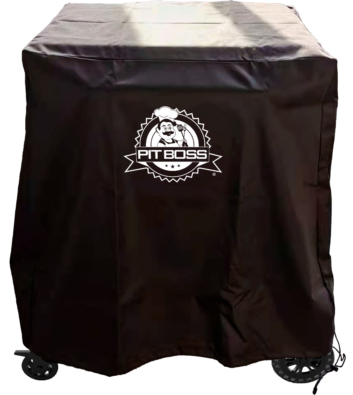Grilltrekk for Ultimate Plancha 2-brenner med stativ - Pit Boss foran