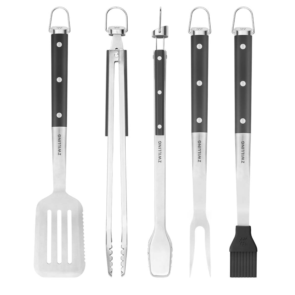 Grillverktøy sett BBQ+ 5-delt rustfritt stål - ZWILLING detalj av håndtak