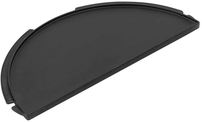 Halvrund grillplate støpejern XLarge - Big Green Egg detalj av overflate