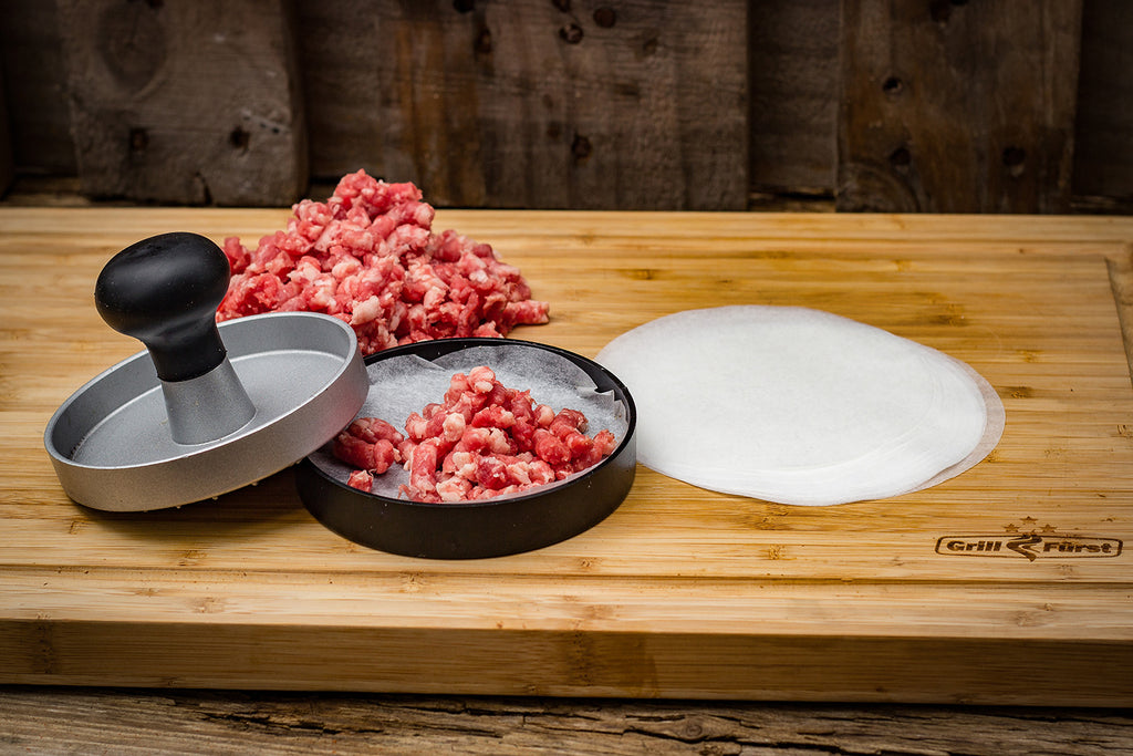 Detalj av Hamburgerpapir 200 stk 11 cm - Grillfürst