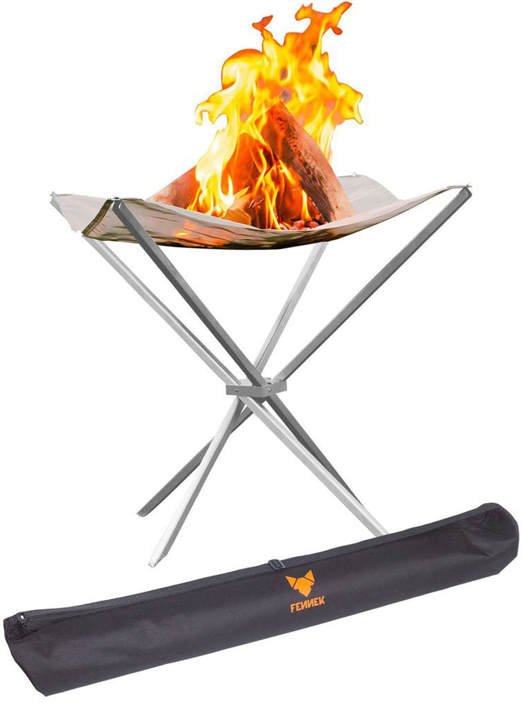 High Fire bålnett rustfritt stål 60x60 cm - Fennek forfra