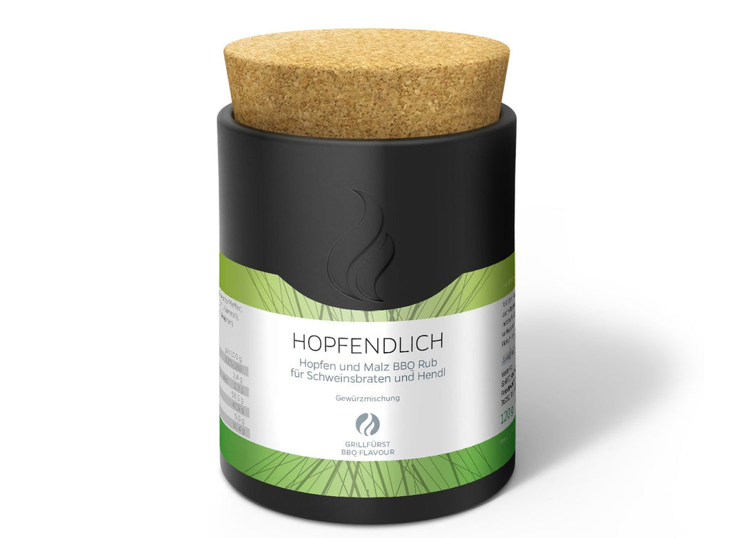 Hopfendlich humle-malt BBQ rub 120 g - Grillfürst forfra