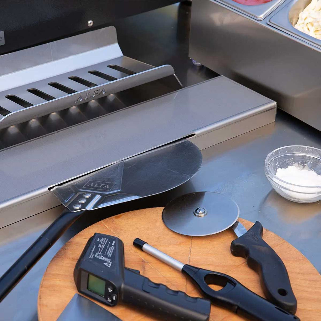 Montert Hybrid-Kit for Moderno 5 Pizze pizzaovn - Alfa Forni