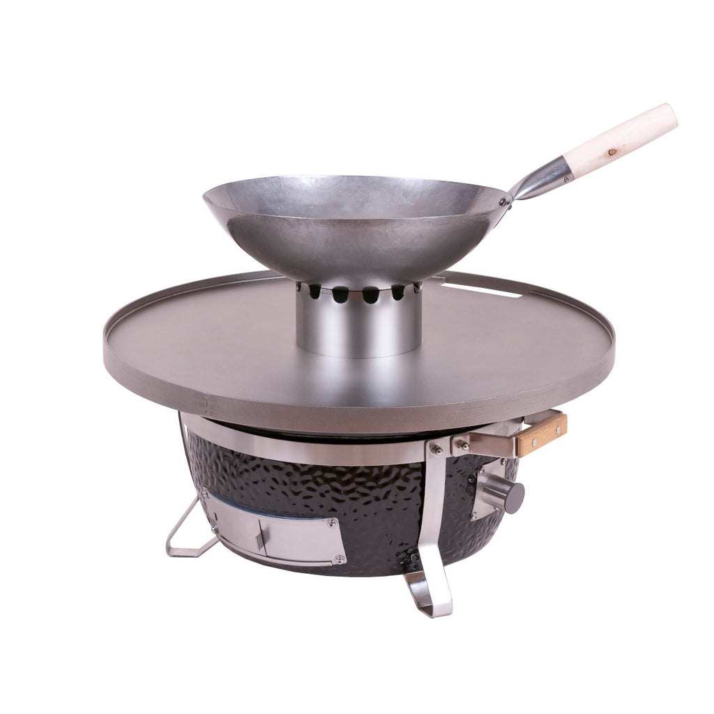 Icon wok-krone for kamado - Monolith montert på grill