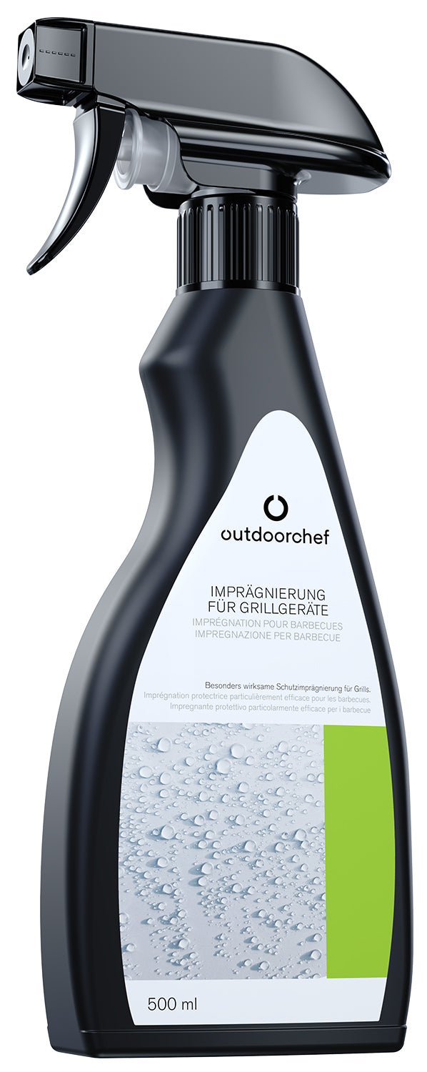 Impregneringsspray for grilloverflater 500 ml - Outdoorchef forfra