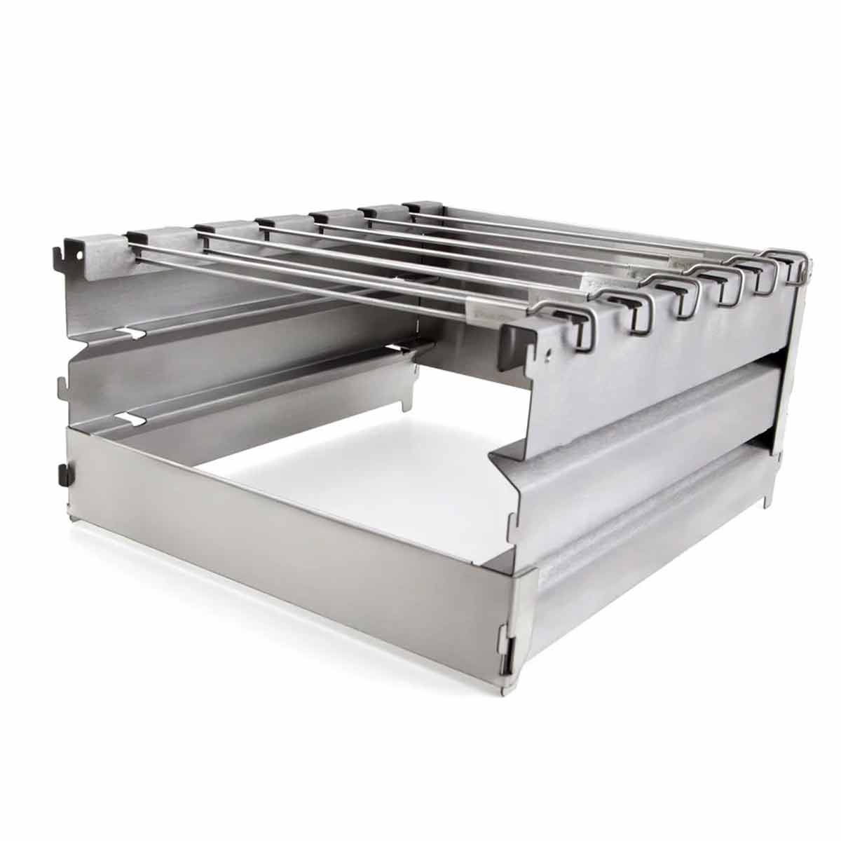 Infrarød sidebrenner vindskjerm rustfritt stål Broil King forfra