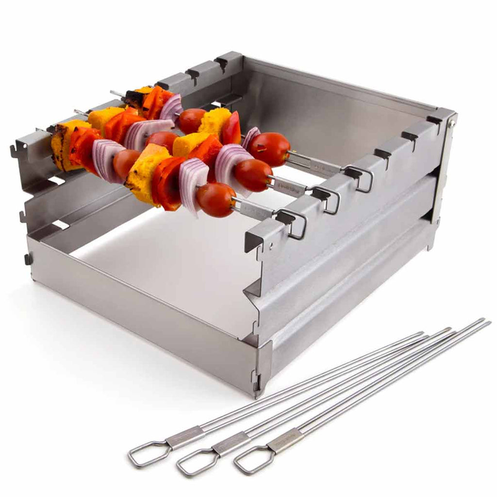 Detaljbilde av Infrarød sidebrenner vindskjerm rustfritt stål Broil King