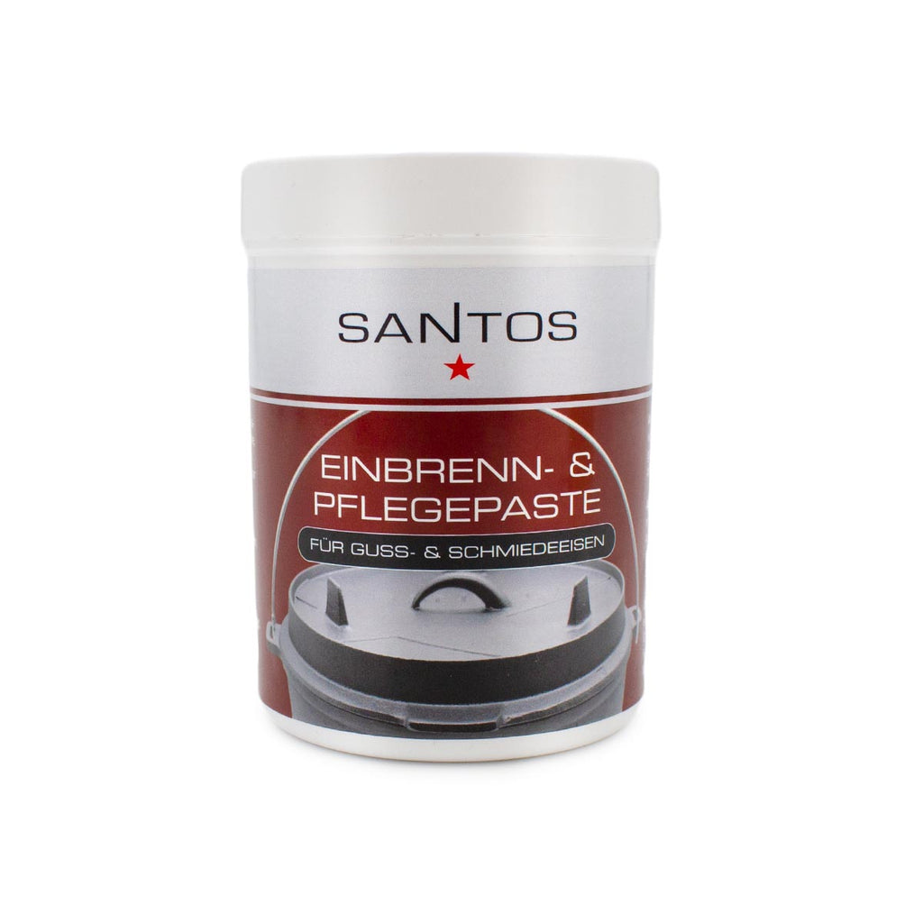 Innbrennings- og pleiepasta for støpejern 250 ml - SANTOS forfra