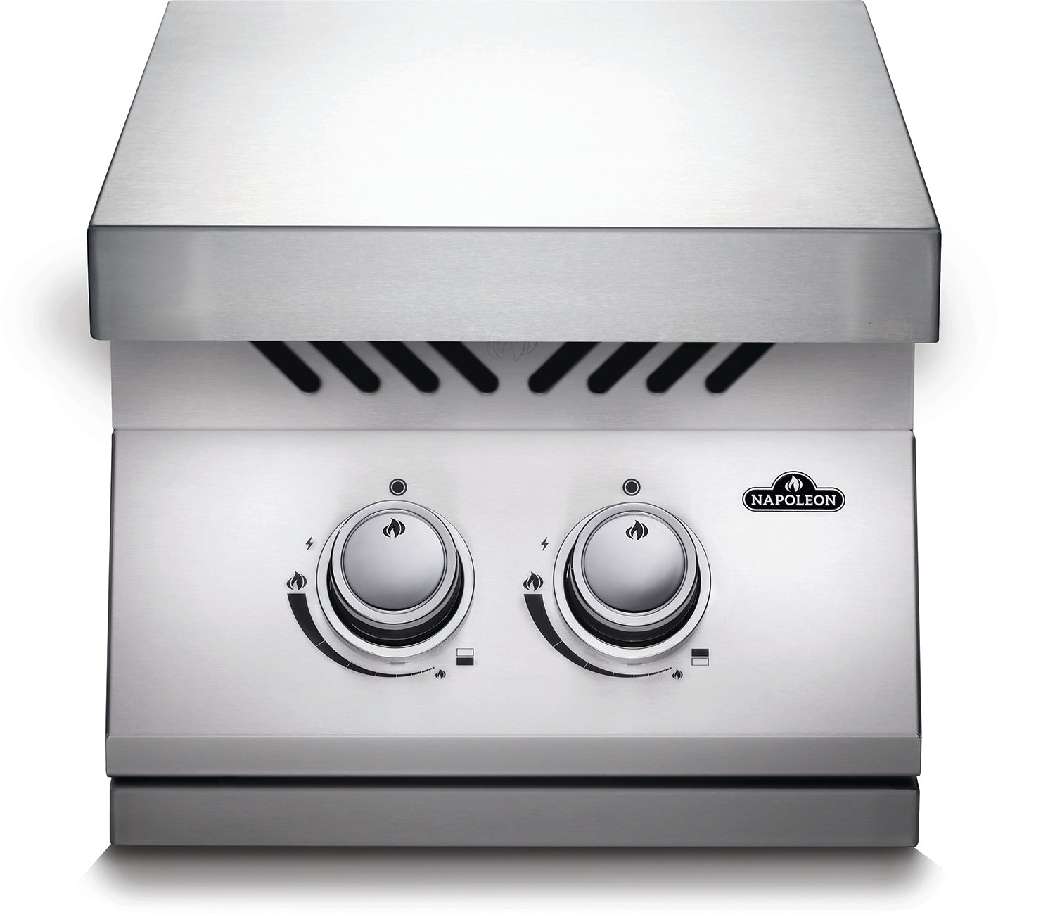 Detalj av rustfri grillrist på Innebygd dobbel sidebrenner 500-Series BI12 8,8 kW - Napoleon