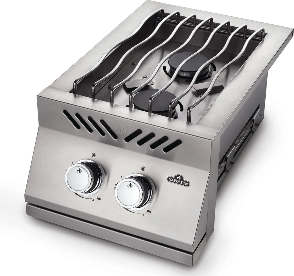 Innebygd dobbel sidebrenner 500-Series BI12 8,8 kW - Napoleon nærbilde av brennere