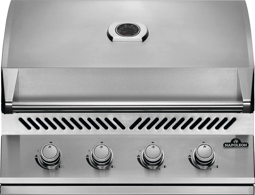 Innebygd gassgrill 500-Series 32" BI32 rustfritt stål - Napoleon forfra