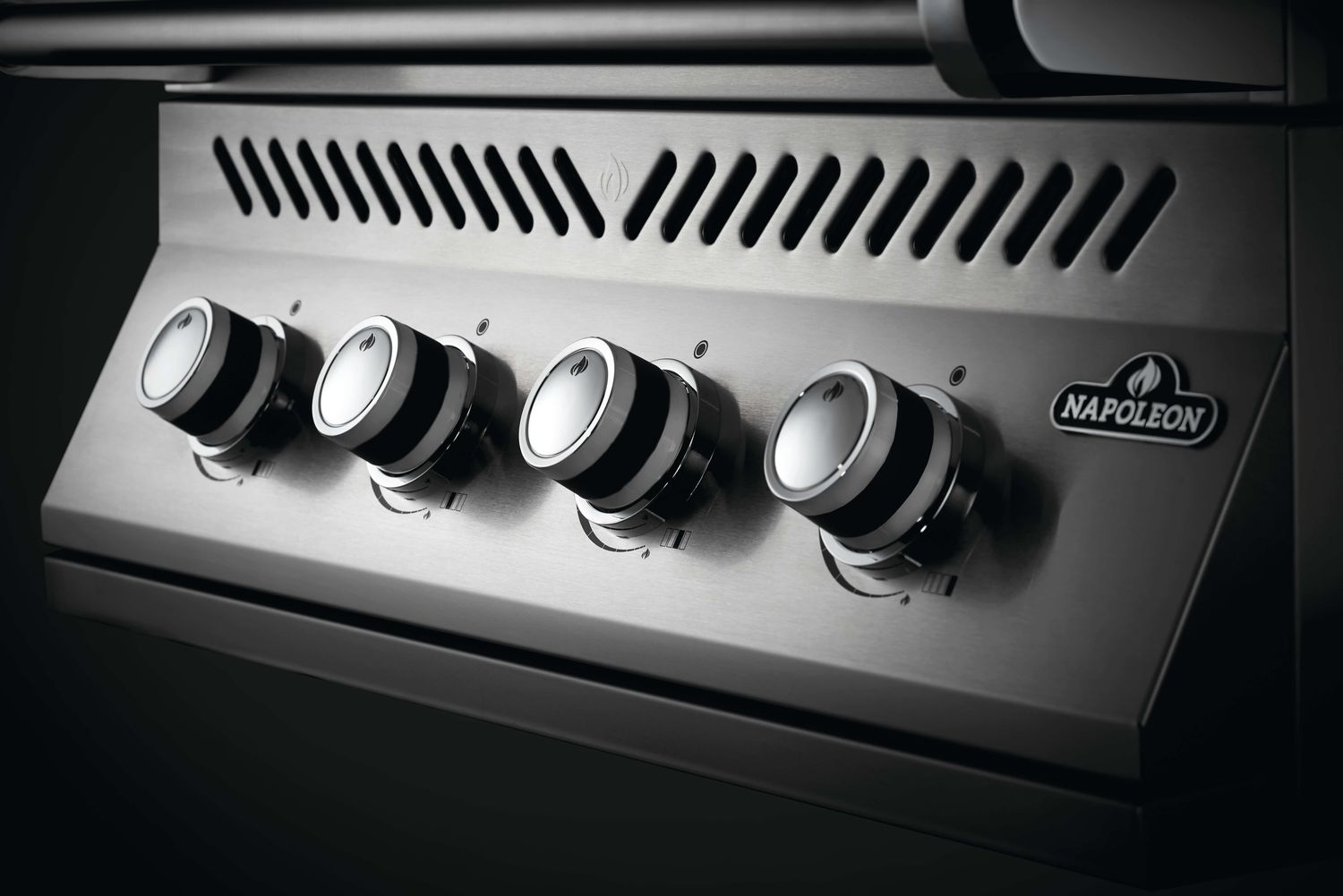 Sidebilde av Innebygd gassgrill 500-Series 32" BI32 rustfritt stål - Napoleon