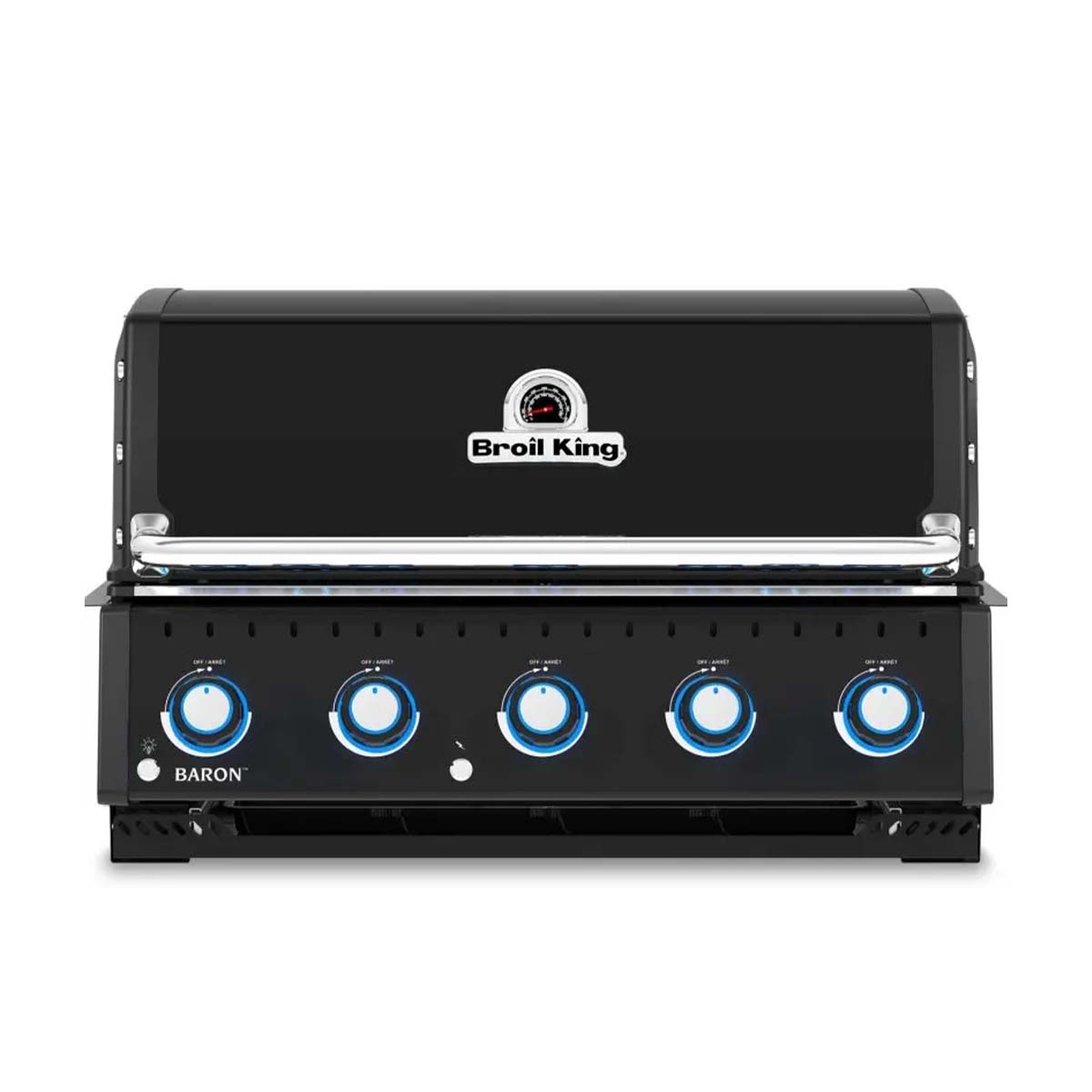 Innebygd gassgrill Baron 520 Shadow Built-in - Broil King, forfra