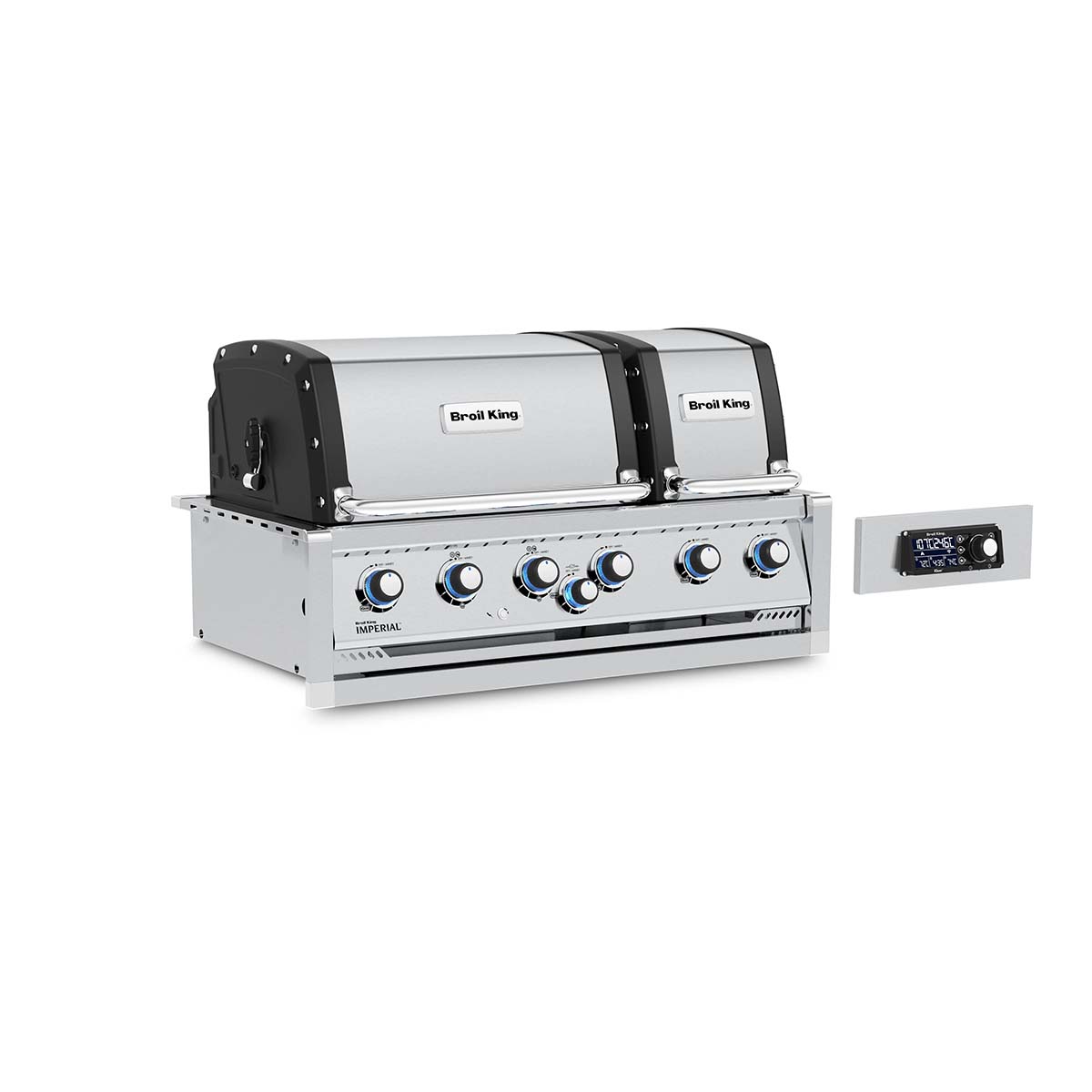 Bakside av Innebygd gassgrill Imperial QS 670 iQue 6 brennere - Broil King