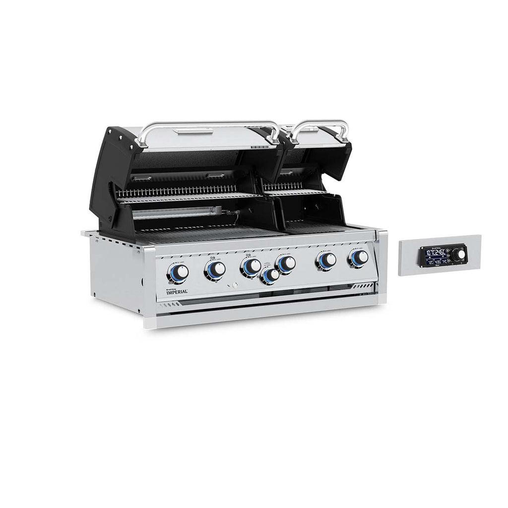 Detalj av brytere på Innebygd gassgrill Imperial QS 670 iQue 6 brennere - Broil King