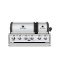 Innebygd gassgrill Imperial S 670 med dreiespidd rustfritt stål forfra