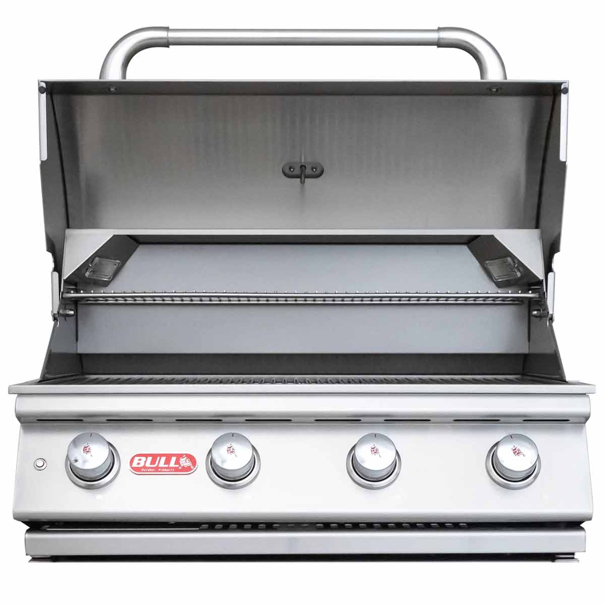 Bakside av Innebygd gassgrill Lonestar 4 brennere rustfritt stål - Bull