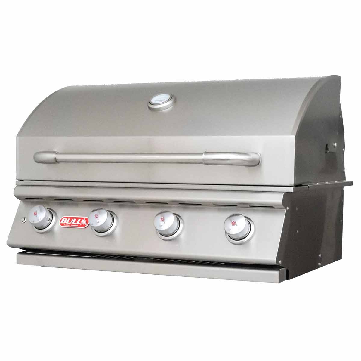 Detalj av brennere på Innebygd gassgrill Lonestar 4 brennere rustfritt stål - Bull