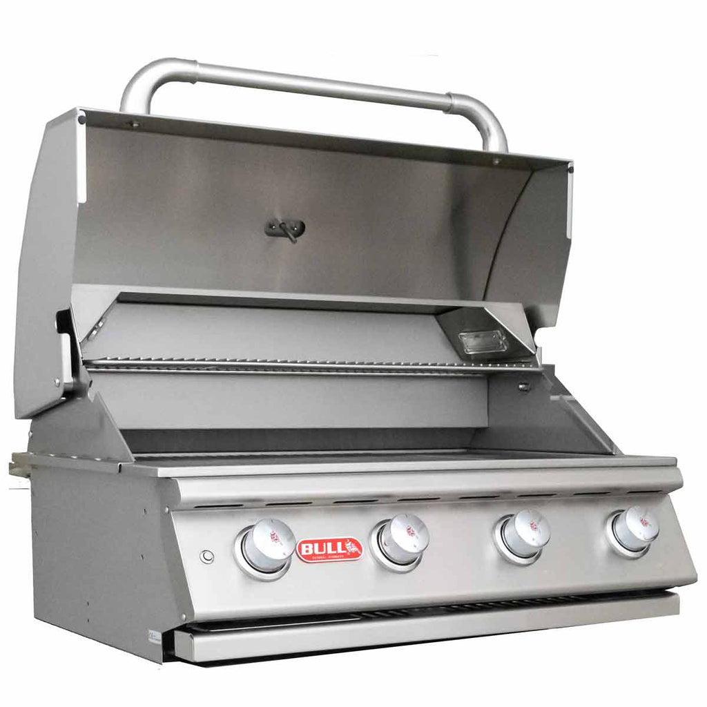 Belysning på grillflaten til Innebygd gassgrill Lonestar 4 brennere rustfritt stål - Bull