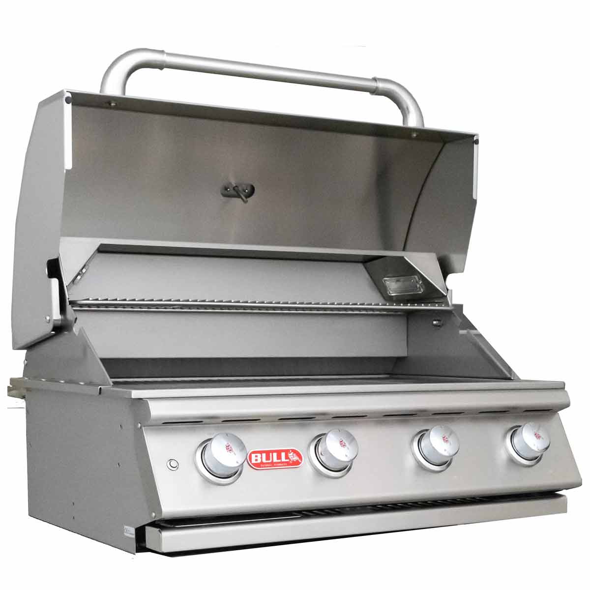 Belysning på grillflaten til Innebygd gassgrill Lonestar 4 brennere rustfritt stål - Bull