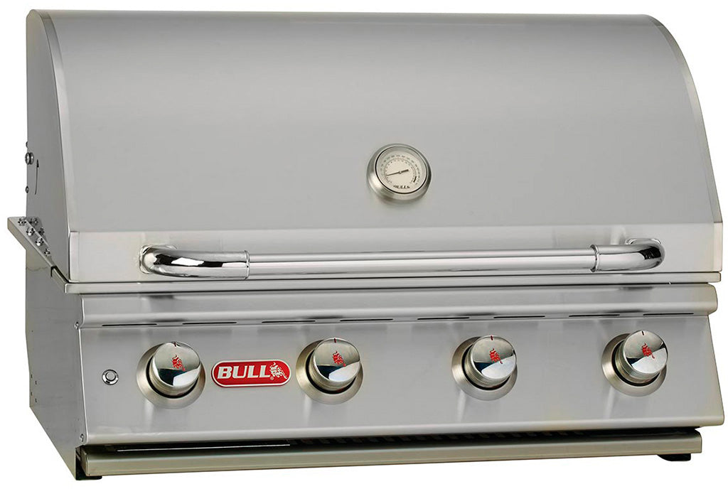 Innebygd gassgrill Lonestar Select 4 brennere rustfritt stål BULL forfra