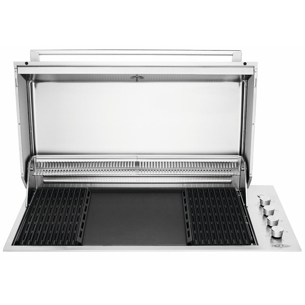Bakside av Innebygd gassgrill Proline 6 brennere støpejernsrist