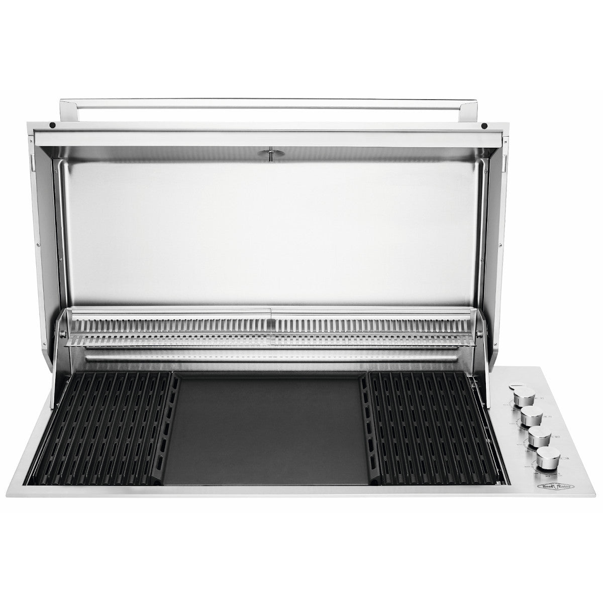 Bakside av Innebygd gassgrill Proline 6 brennere støpejernsrist