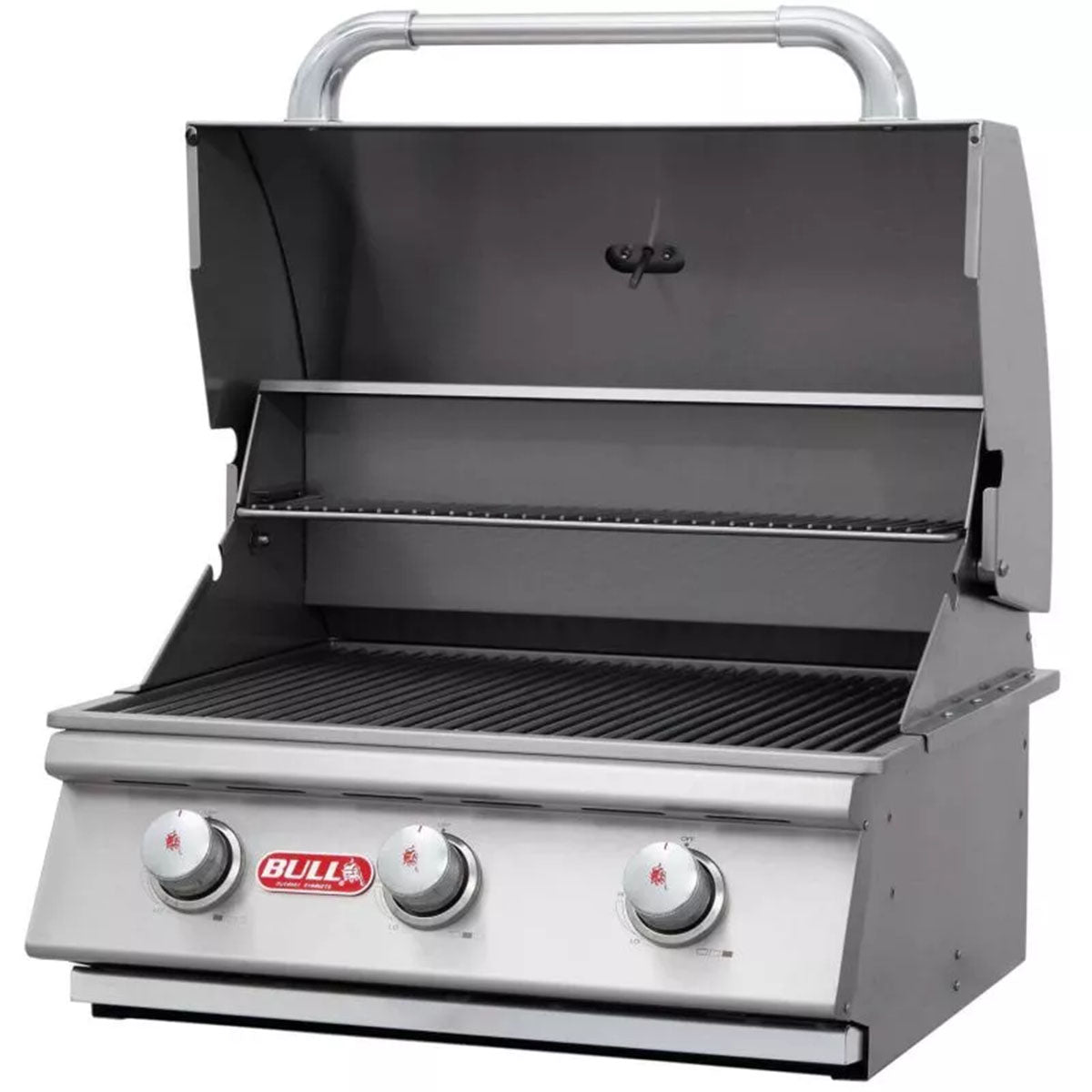 Innebygd gassgrill Steer 3 brennere rustfritt stål - Bull nærbilde av grillrist