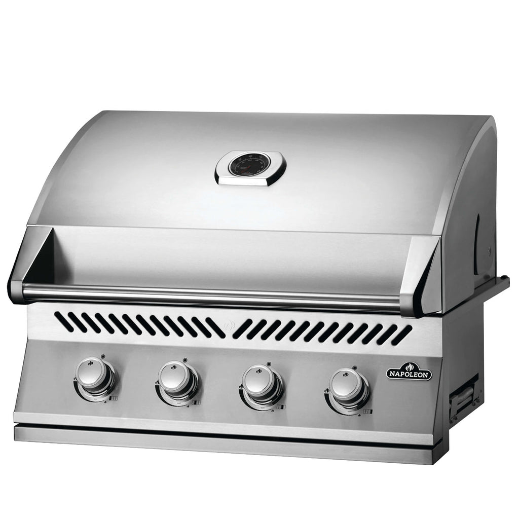 Innebygd grill 500-Series 32 rustfritt stål 5 brennere bakside