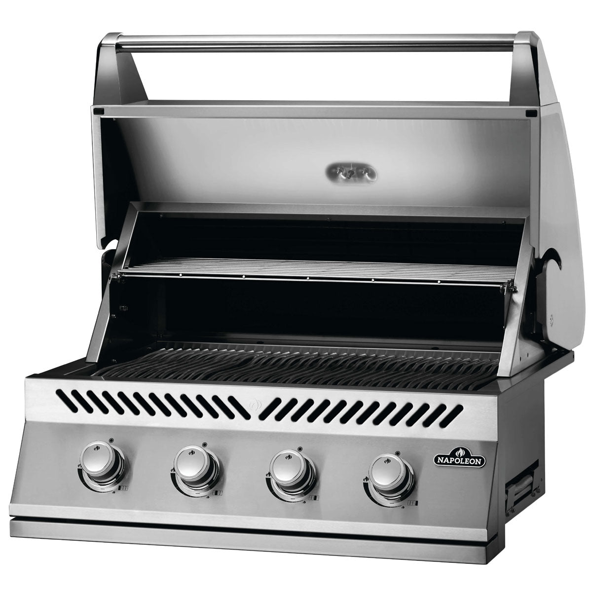 Nærbilde av grillrister på Innebygd grill 500-Series 32 rustfritt stål 5 brennere