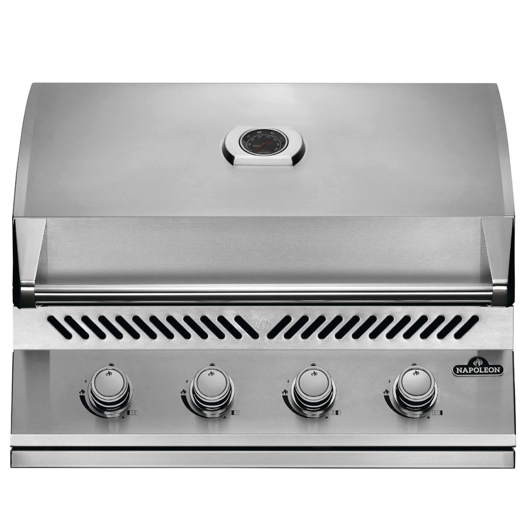 Innebygd grill 500-Series 32" rustfritt stål 5 brennere - Napoleon forfra