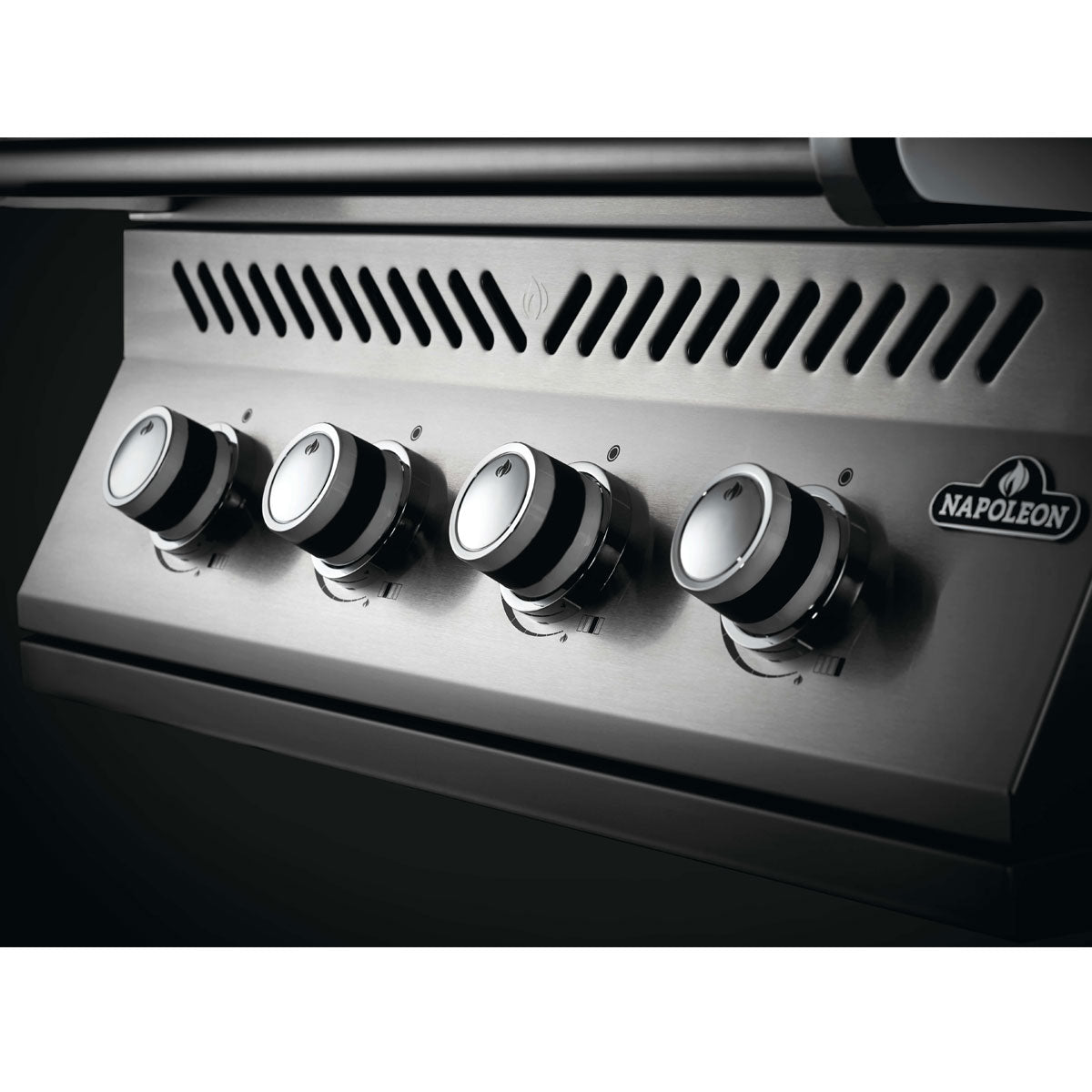 Innebygd grill 500-Series 32" rustfritt stål 5 brennere - Napoleon detalj av brennere