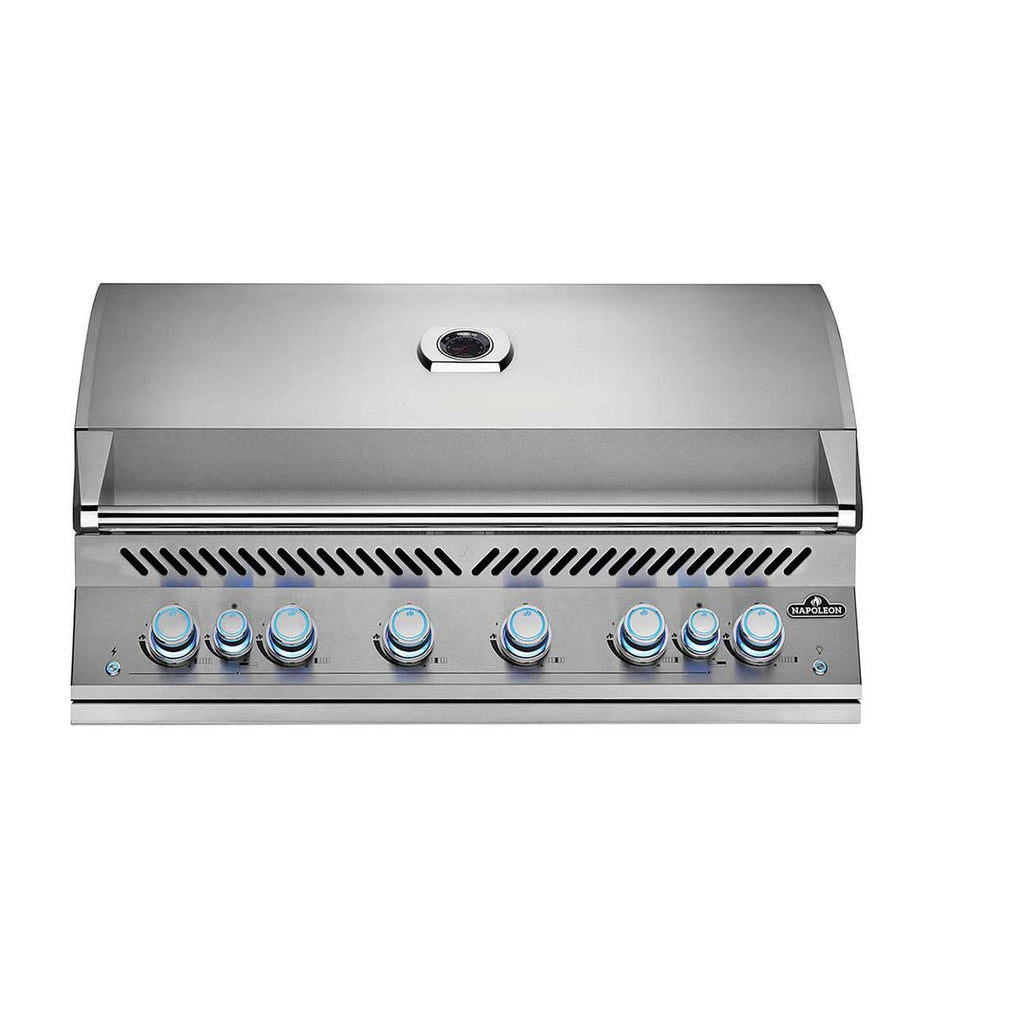 Innebygd grill 700-serie 44" rustfritt stål 6 brennere forfra