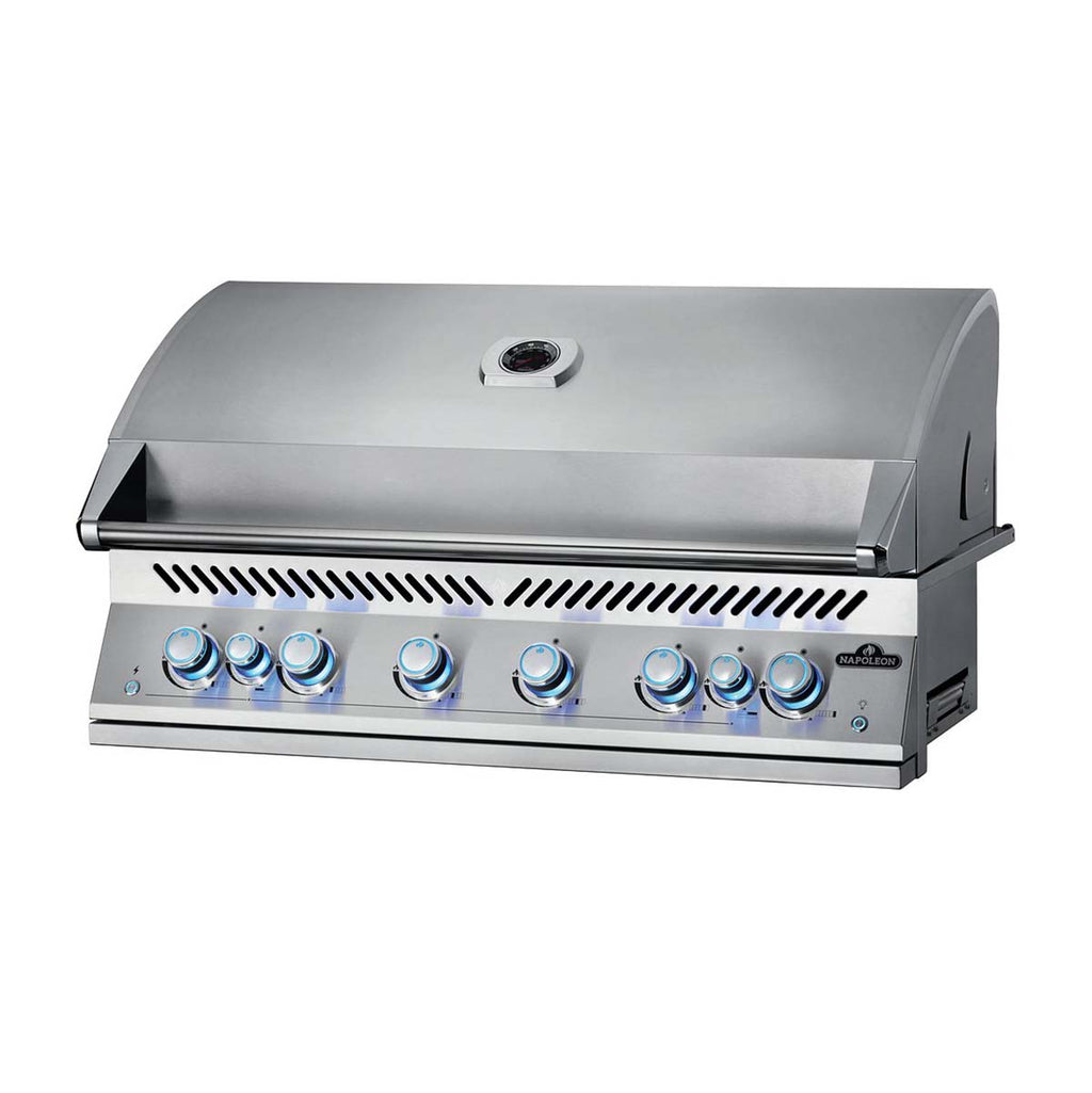 Detalj av Innebygd grill 700-serie 44" rustfritt stål 6 brennere