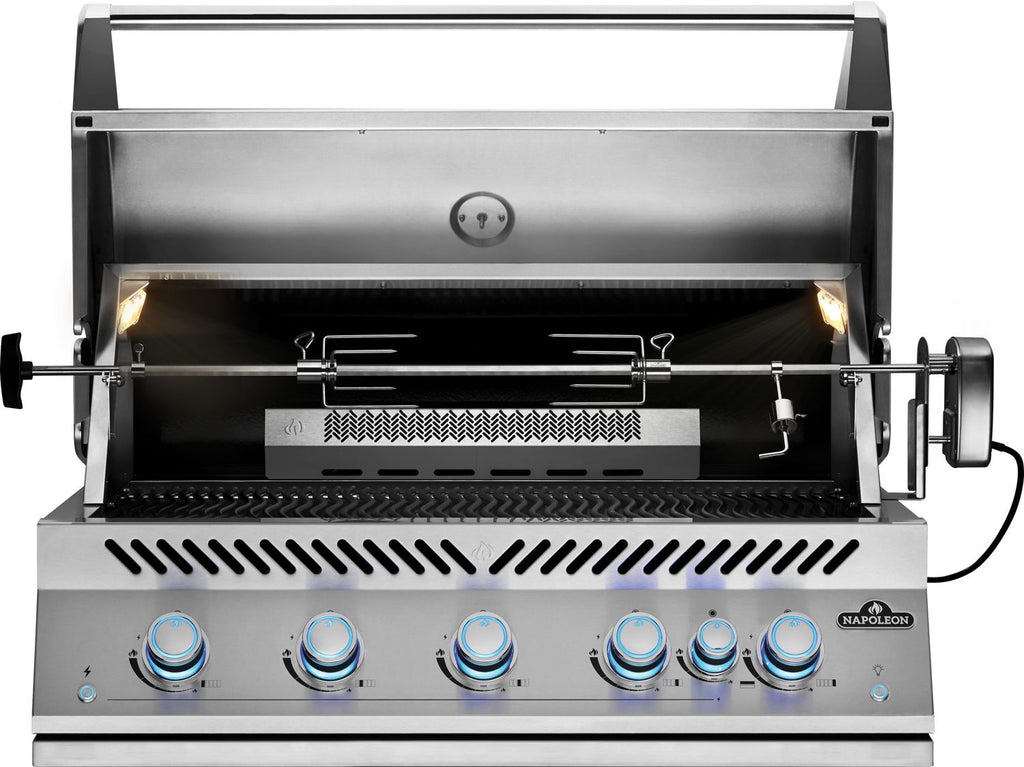 Detalj av grillrist på Innebygd grill 700-Series 38" 5 brennere med dreiespidd