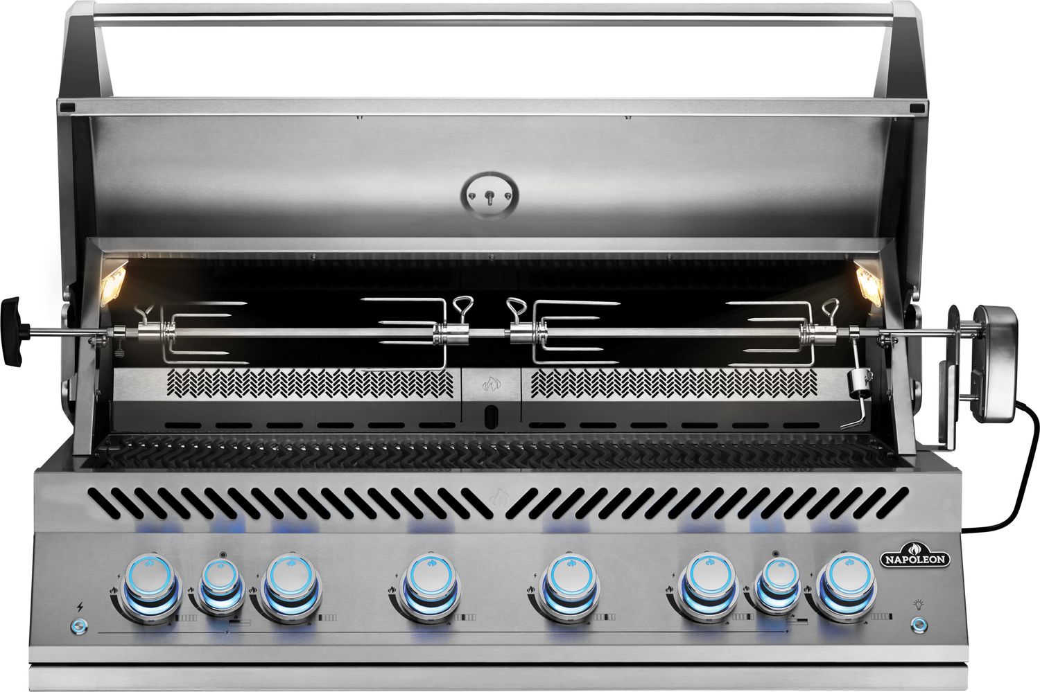 Innebygd grill 700-Series 44" 6 brennere med dreiespidd - Napoleon detalj av grillrister