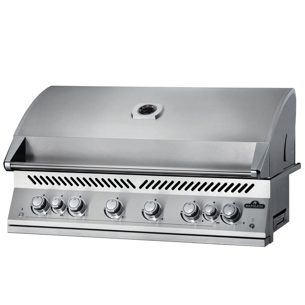Innebygd grill 700-Series 44 rustfritt stål med dreiespidd forfra