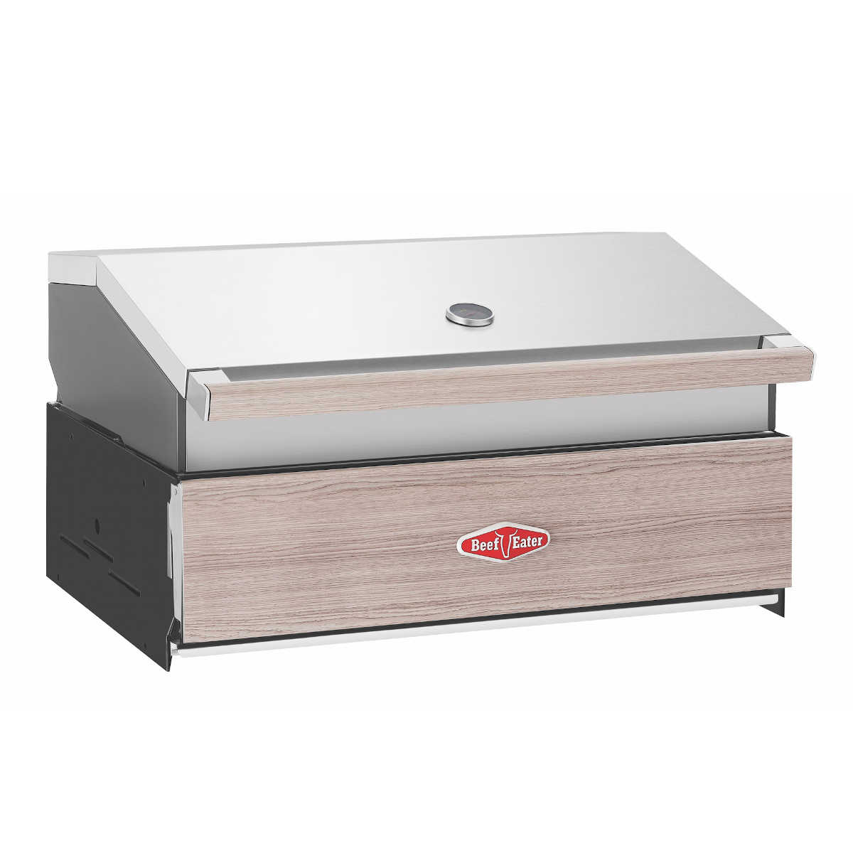 Innebygd grill BeefEater 1500 serie 4 brennere støpejern detalj av betjeningsknapper
