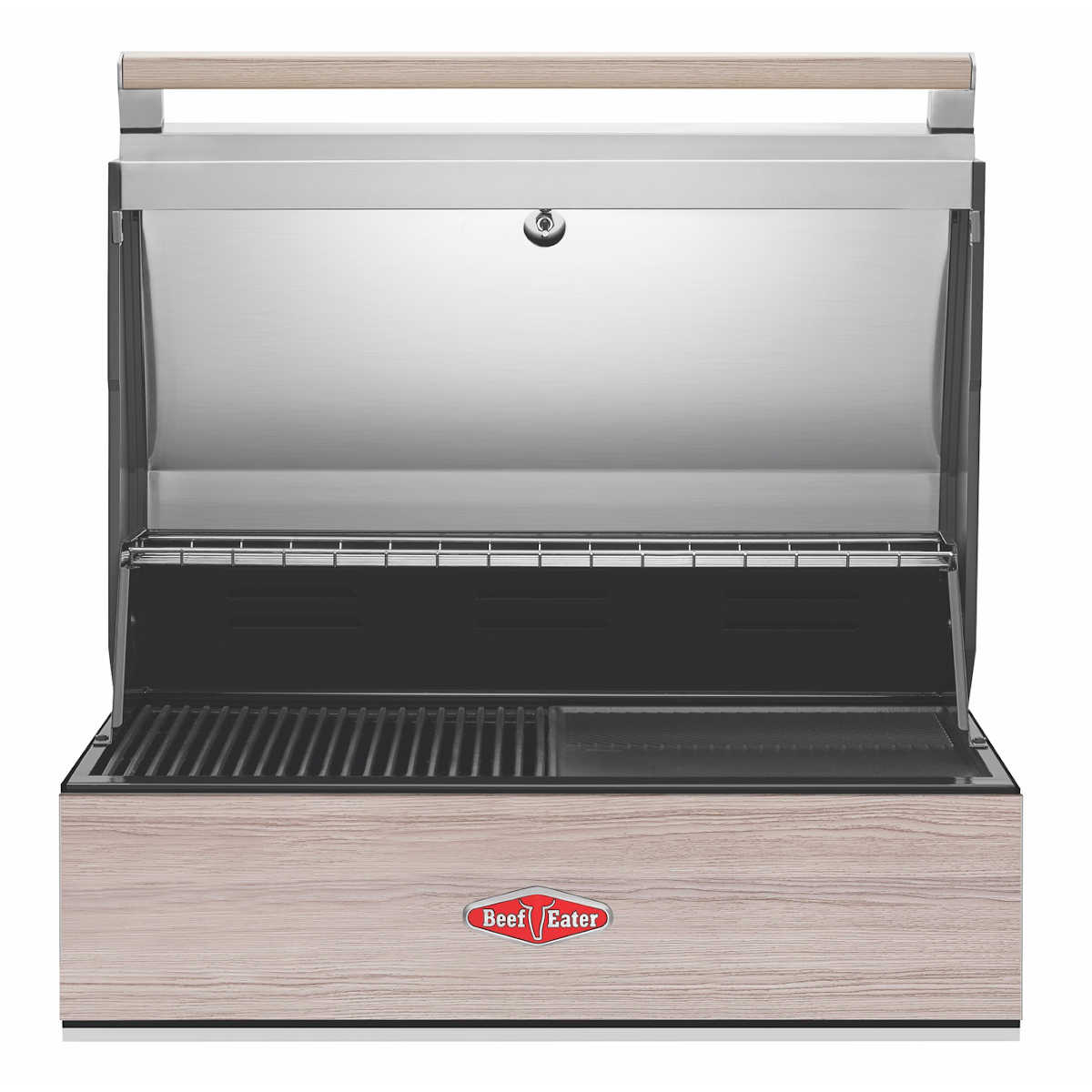 Innebygd grill BeefEater 1500 serie 4 brennere støpejern nærbilde av brenner