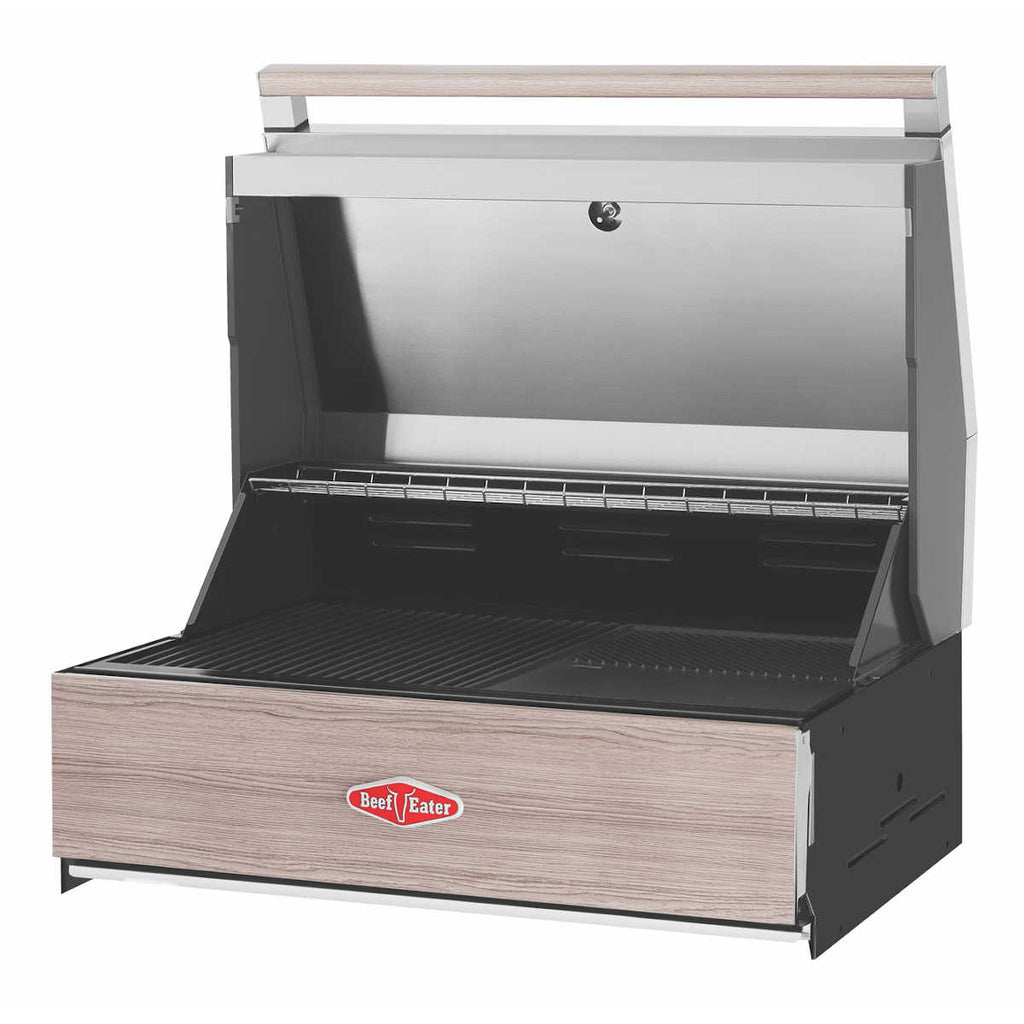 Innebygd grill BeefEater 1500 serie 4 brennere støpejern lokk med temperaturmåler