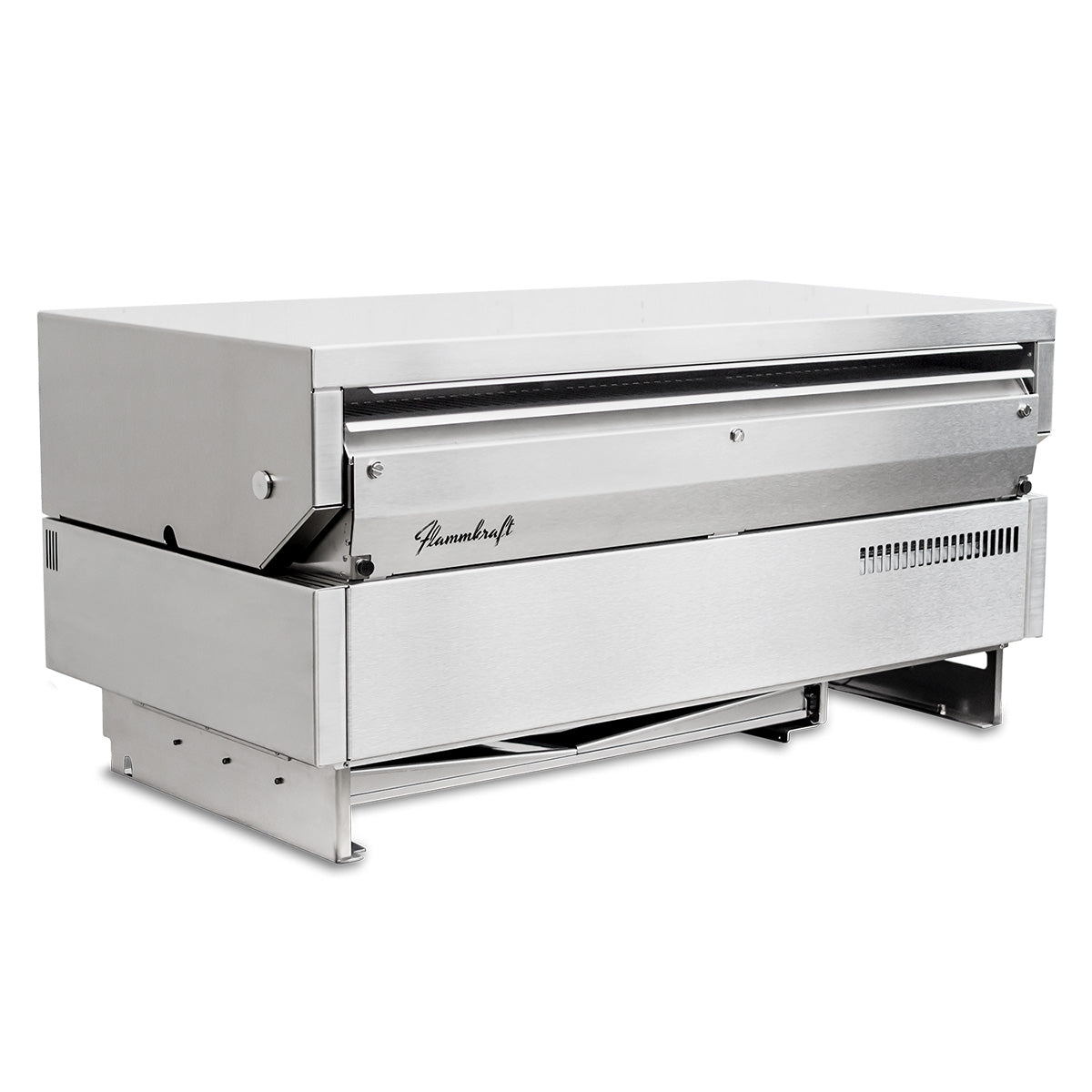 Montert Innebygd grill Block D Gen. 5 rustfritt stål 100 cm - Flammkraft