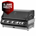 Innebygd grill Free S-510 PRO 5 brennere bakbrenner all black - SANTOS forfra
