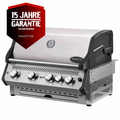 Innebygd grill Free S-410 PRO 4 brennere bakbrenner stål forside