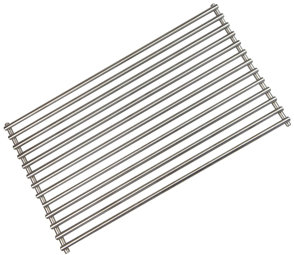Nærbilde av grillrist i rustfritt stål på Innebygd grill G401E 4 brennere rustfritt stål rist 1. FC Köln