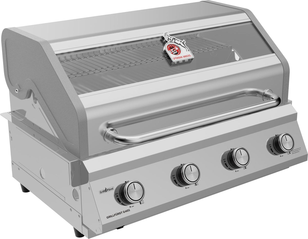 Detalj av støpejernsrist på Innebygd grill G401G 4 brennere støpejernsrist 1. FC Köln