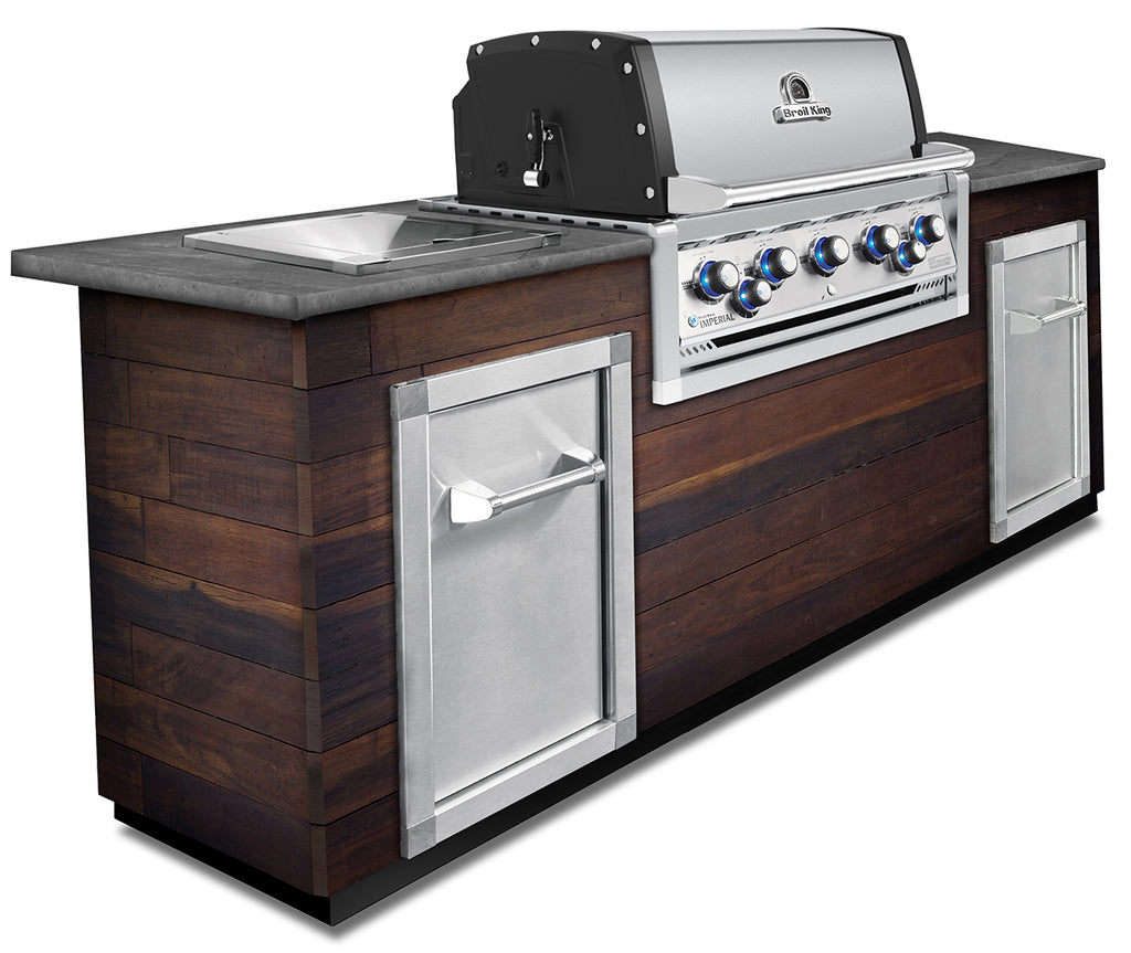 Detalj av kontrollpanel på Innebygd grill Imperial 590 PRO 5 brennere dreiespidd - Broil King